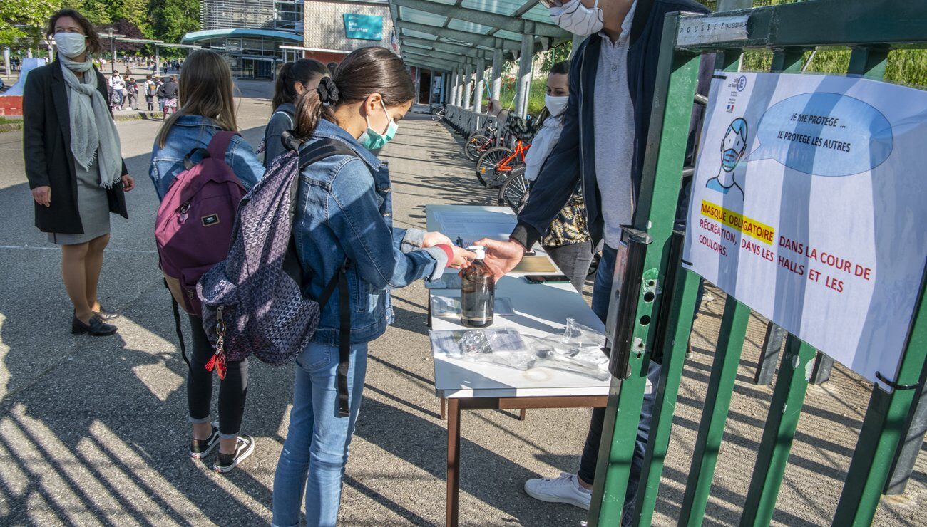Rentrée collège des Barattes